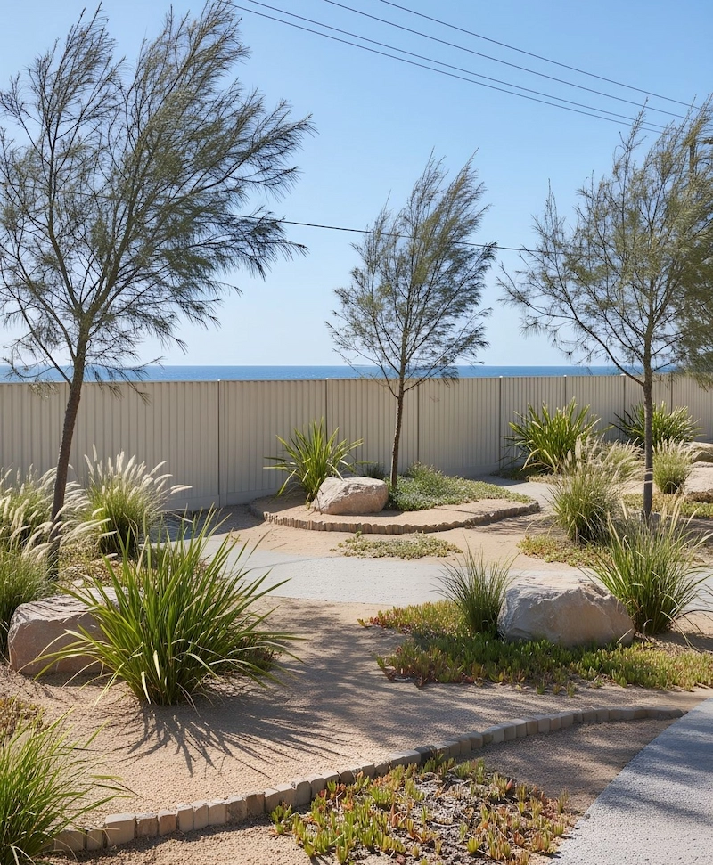 Tiểu cảnh khô với chủ đề biển