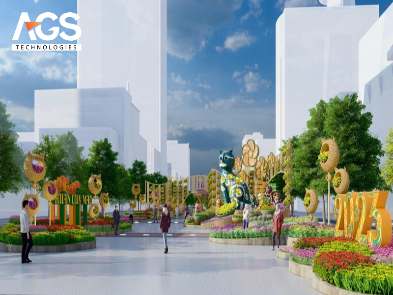 Lợi ích vượt trội của đường hoa Tết cổ truyền đối với cộng đồng và doanh nghiệp