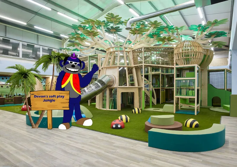 thiết kế khu vui chơi trẻ em trong nhà