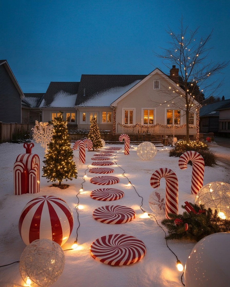 Trang trí ban công và cửa sổ – Mở rộng không gian lễ hội (Nguồn: Pinterest)