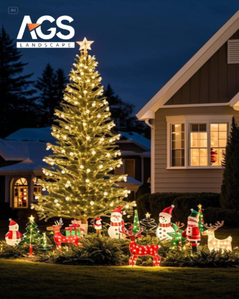 Cây thông Noel hiện đại tối giản (Nguồn: Pinterest) 