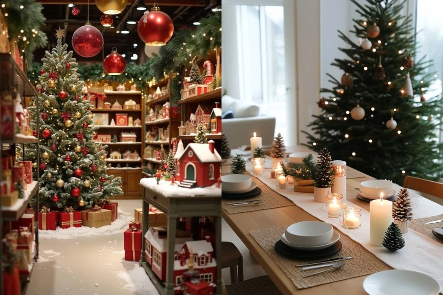 13+ Cách Trang Trí Noel Cho Quán Ăn Đẹp, Tạo Không Khí Ấm Áp Hút Khách