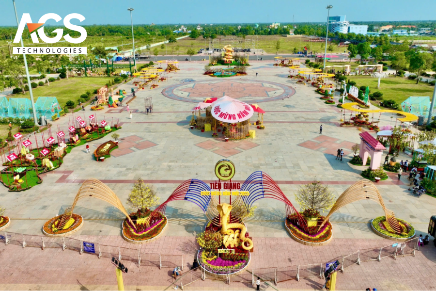 Ý Tưởng Thiết kế Đường Hoa Quảng Trường Độc Đáo Mới Nhất