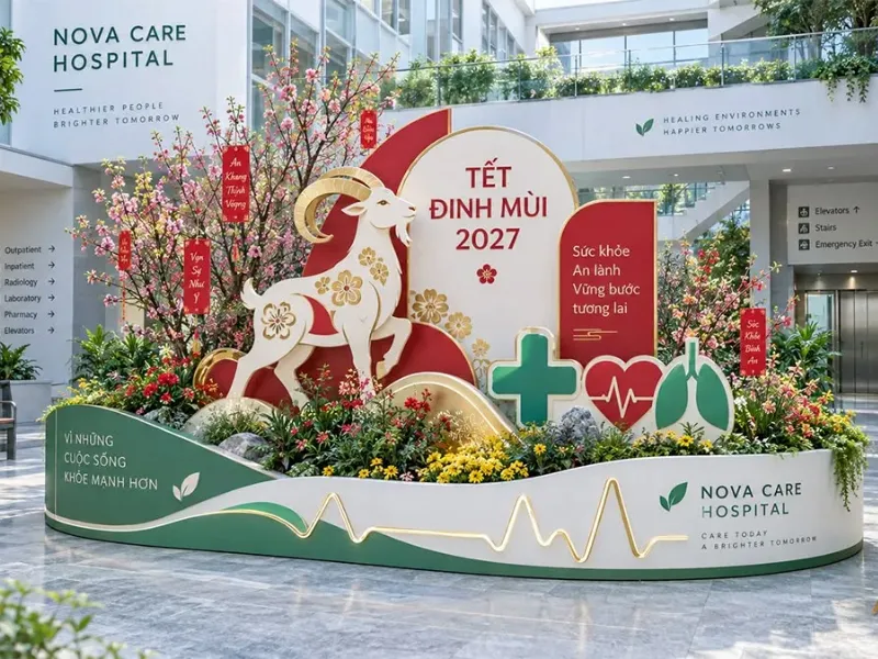 Nghệ Thuật Trang Trí Tiểu Cảnh Tết Đinh Mùi 2027 Đẹp, Ấn Tượng
