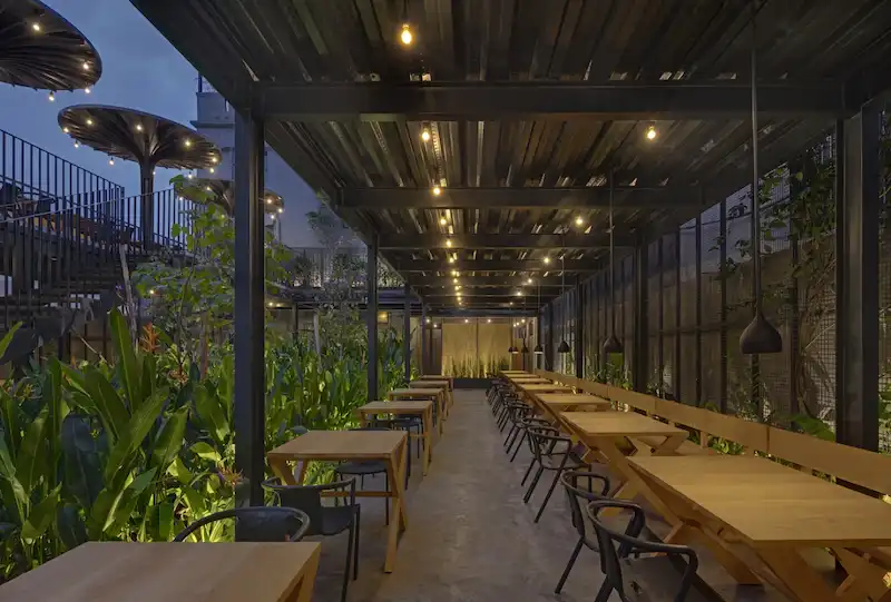 Kiến tạo không gian nhà hàng sân vườn đẳng cấp cùng AGS Landscape (Nguồn: thearchitectsdiary)