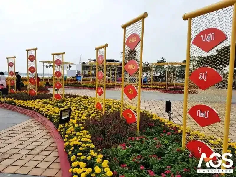 Vì sao không có một "mức giá cố định" cho mọi đường hoa Tết? (Nguồn: AGS Landscape)