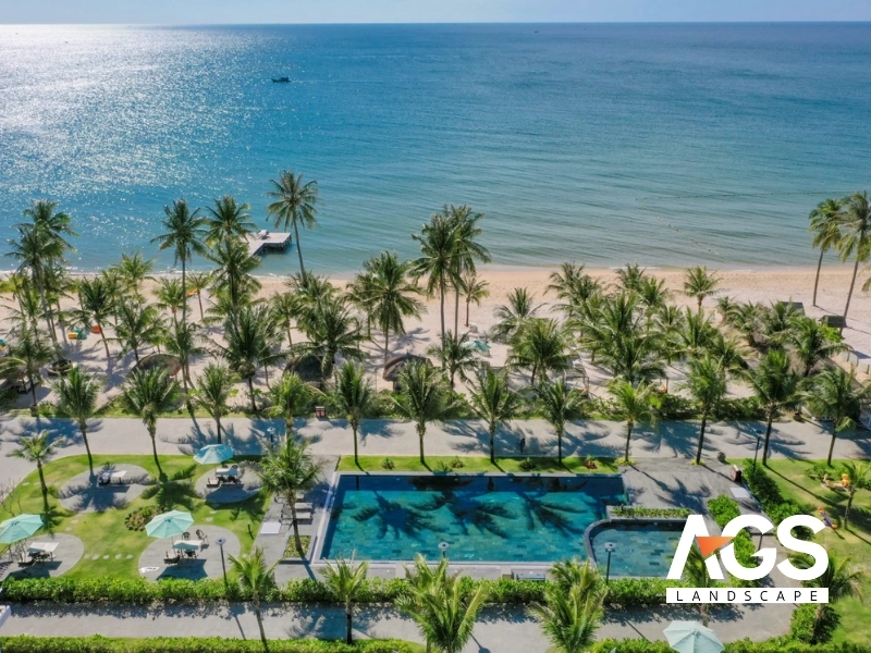 Andochine Resort & Spa Phú Quốc là một ví dụ về không gian cảnh quan nghỉ dưỡng sang trọng (Nguồn: AGS Landscape)