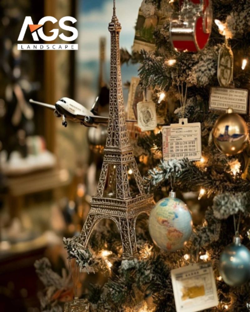 Trang trí theo chủ đề "Giáng Sinh toàn cầu" (Nguồn: Pinterest)