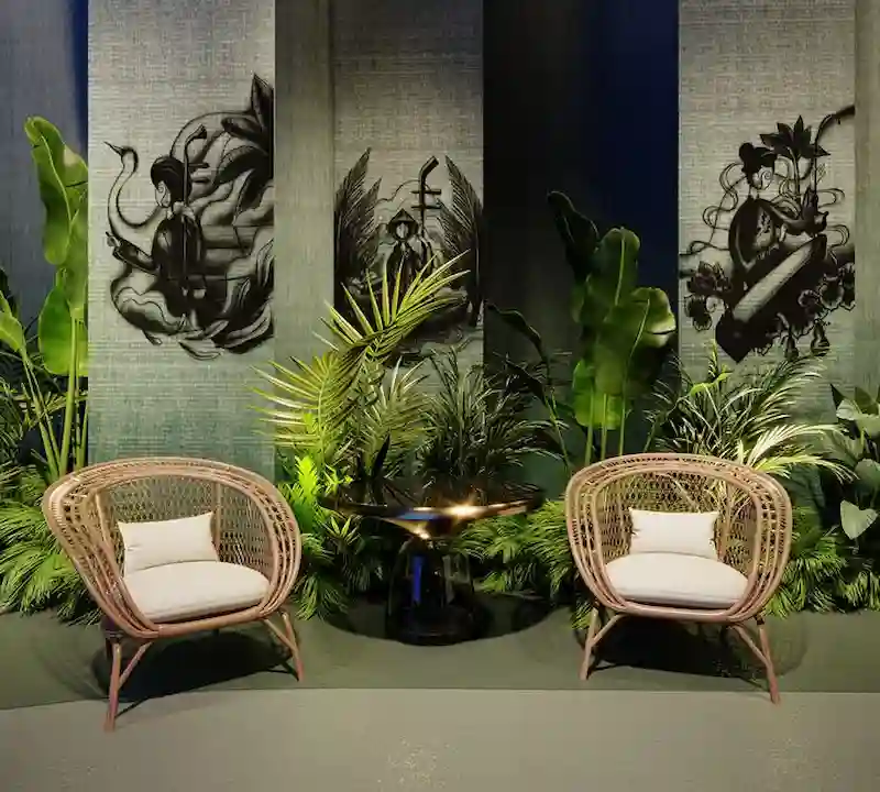 Xu hướng trang trí lễ hội nổi bật 2025 (Nguồn: LỄ HỘI ĐÀN CA TÀI TẬP 2021- behance.net)