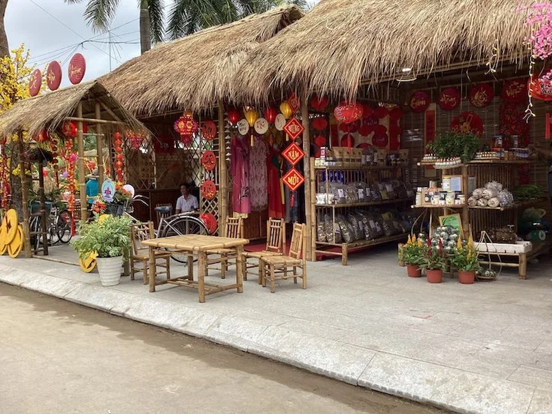 trang trí gian hàng tết quê trang trí gian hàng tết quê