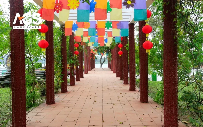 Thi công trang trí (Nguồn ảnh: AGS Landscape)