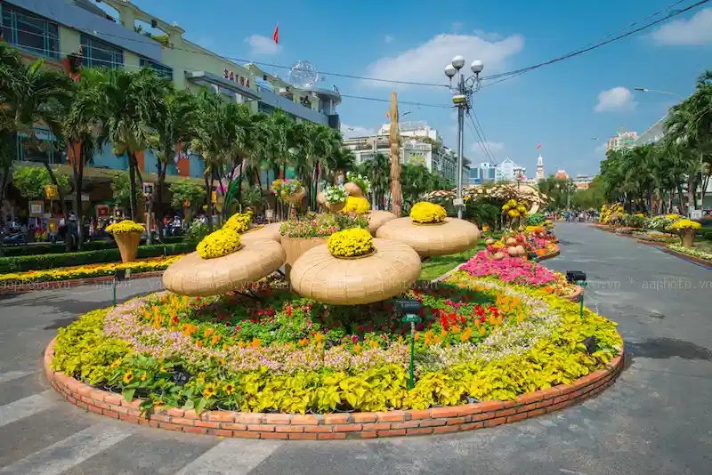 thiết kế đường hoa trong công viên thiết kế đường hoa trong công viên