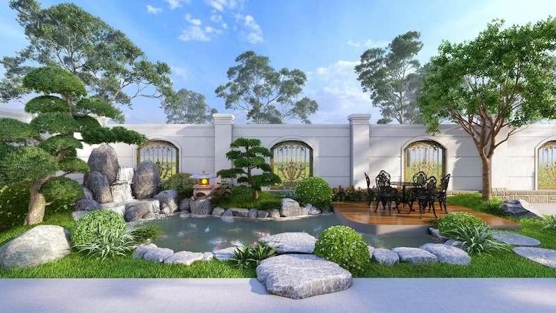 biệt thự mini sân vườn đẹp
