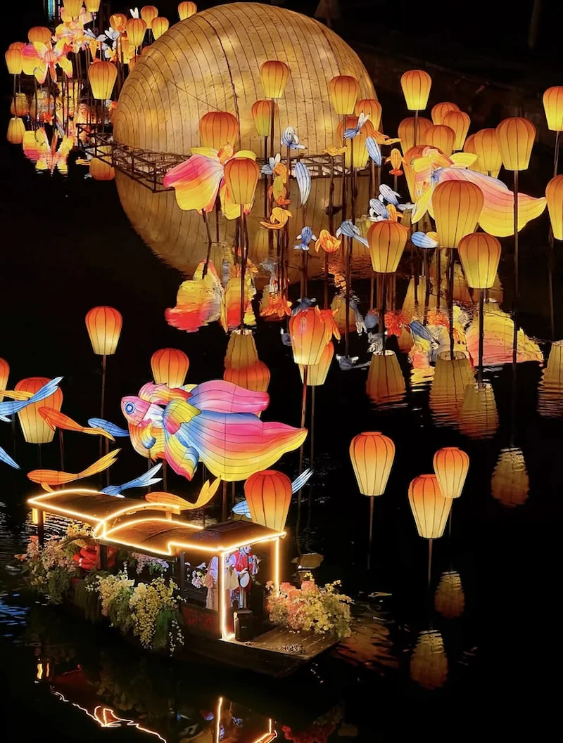 trang trí tết trung thu