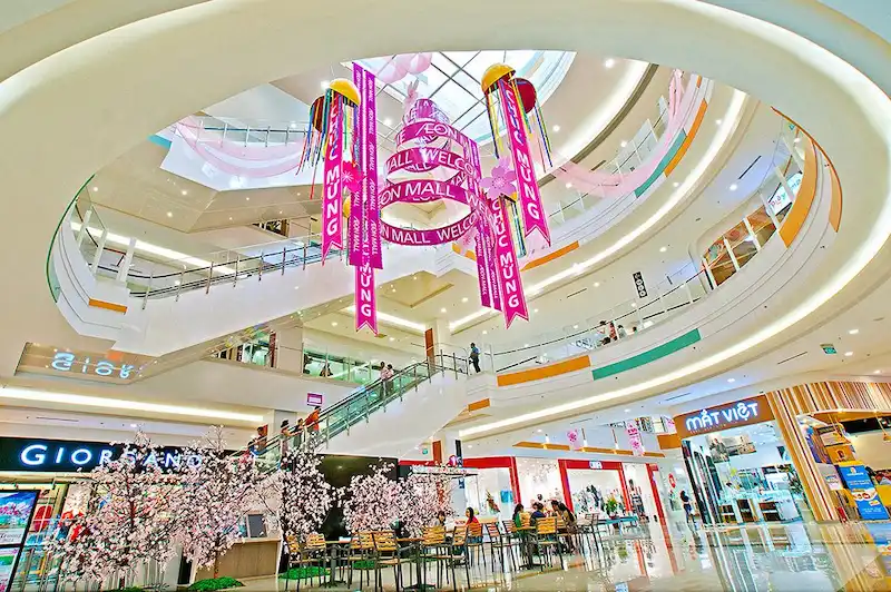 Phong thủy trong trang trí trung tâm thương mại