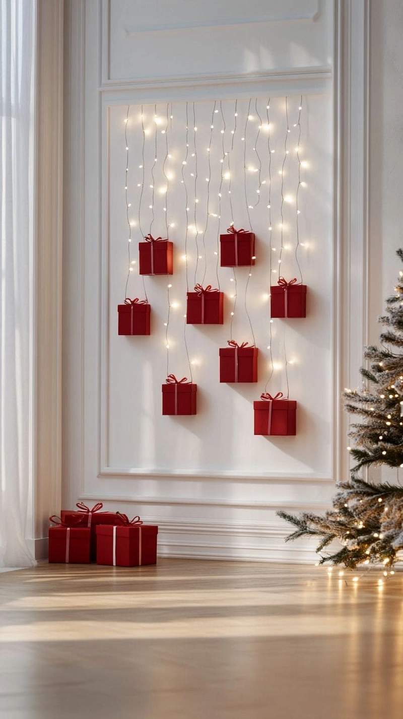 Lợi ích của trang trí Noel trên tường (Nguồn: Pinterest)