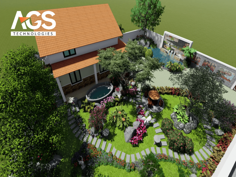 Mẫu sân vườn miệt vườn/sinh thái