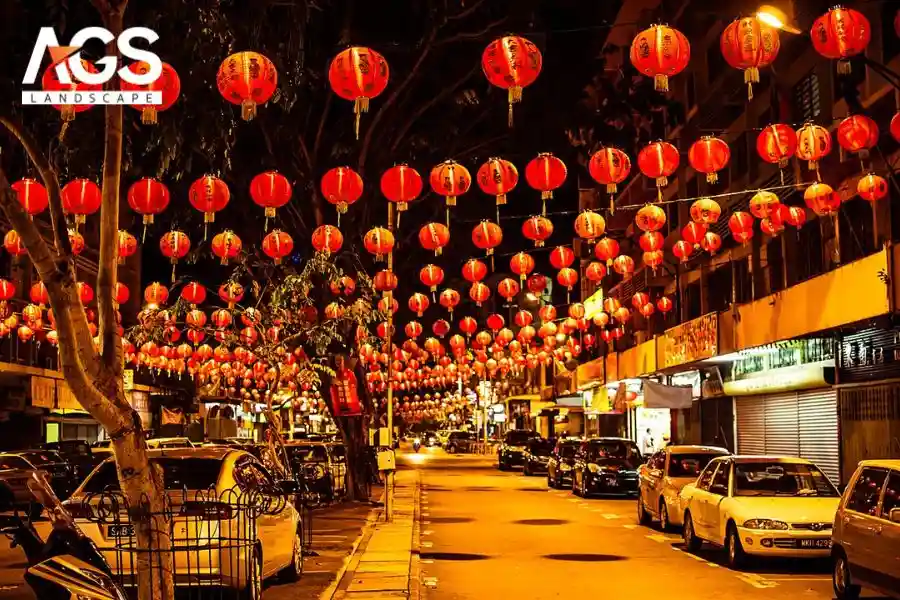 Những Ý Tưởng Trang Trí Đường Phố Ngày Tết Độc Đáo Ấn Tượng