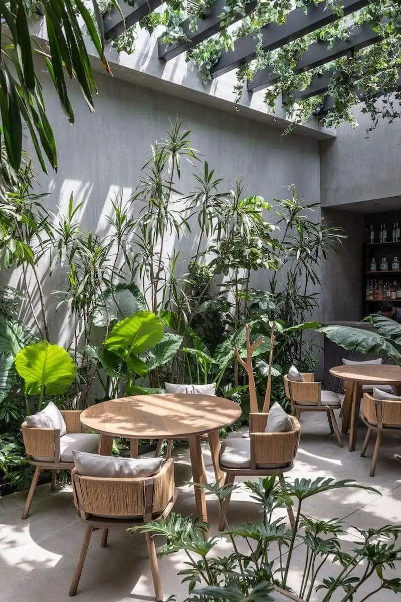 thiết kế quán cafe sân vườn 200m2