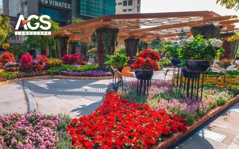 Tại sao nên chọn dịch vụ thiết kế và thi công đường hoa của AGS Landscape? (Nguồn: AGS Landscape)