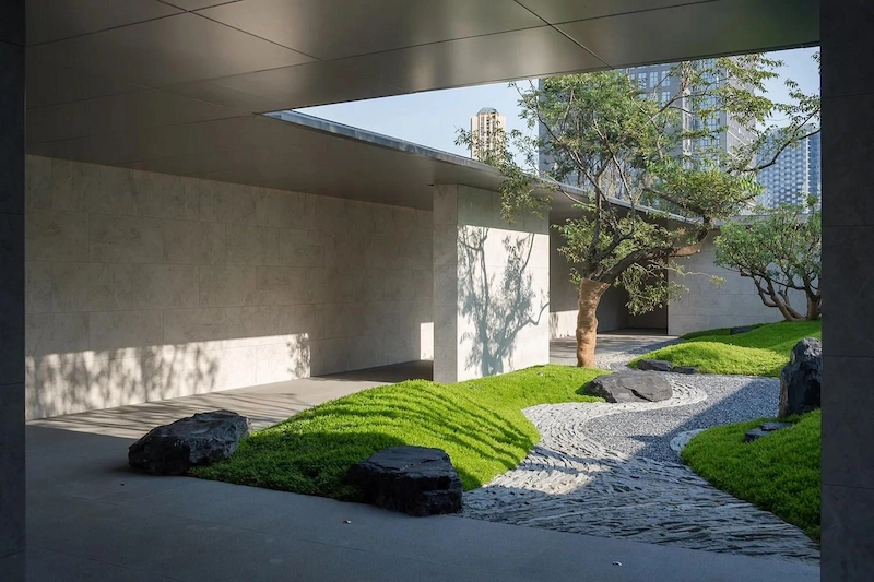 thiết kế sân vườn 500m2