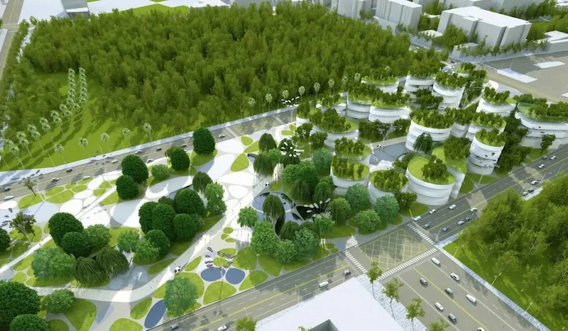 QUY HOẠCH NHÀ VƯỜN 1000M2