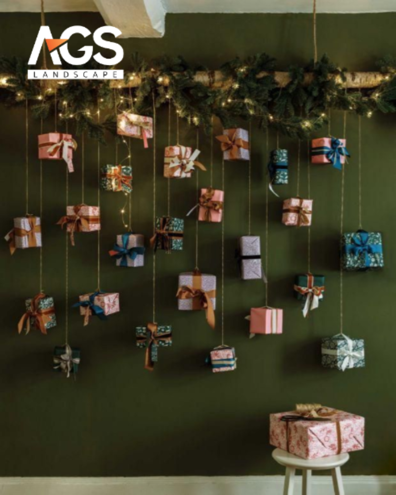 Lưu ý quan trọng khi trang trí Noel trên tường (Nguồn: Pinterest)