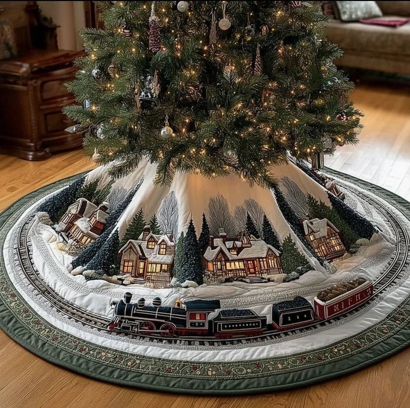 Tiểu cảnh khô với cành cây khô, quả thông và đèn fairy light (Nguồn: Pinterest)