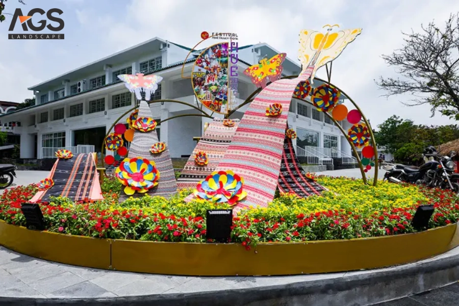 Ý Tưởng Thiết Kế Đường Hoa Mang Cảm Hứng Dân Gian Đặc Sắc