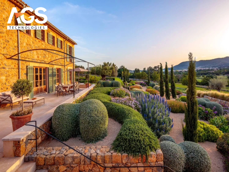 Sân vườn Địa Trung Hải là gì? Đặc trưng làm nên phong cách