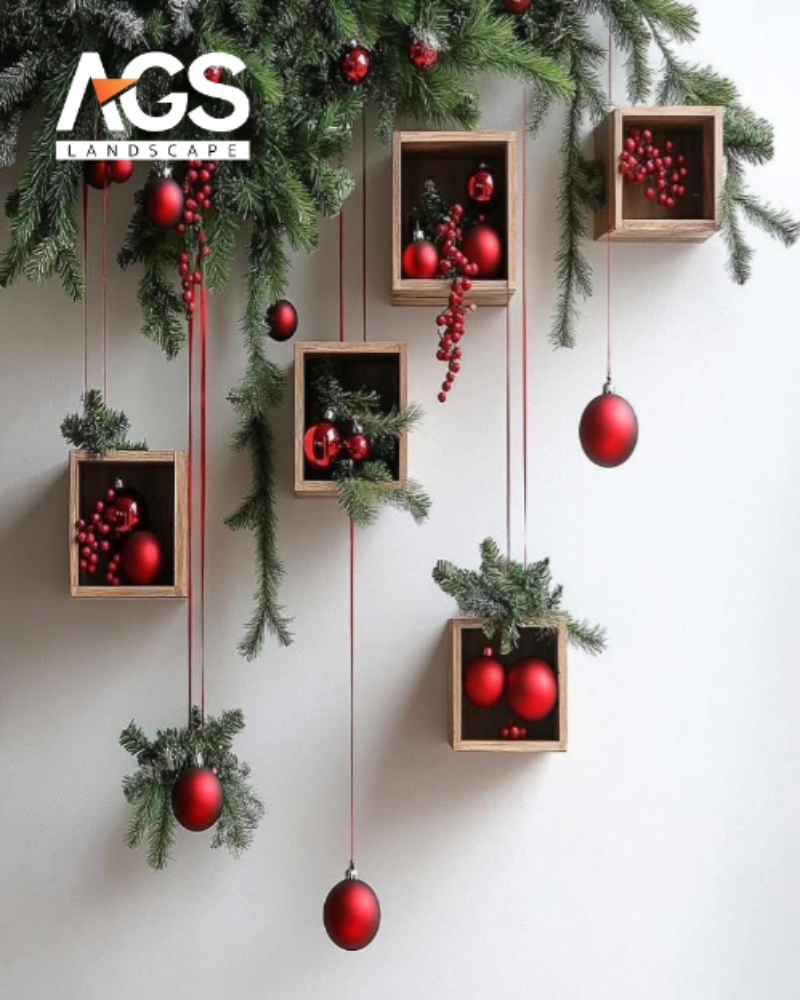  Mẹo nhỏ để trang trí tường Noel thêm ấn tượng (Nguồn: Pinterest)