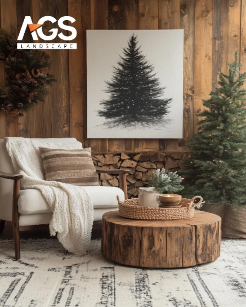 Chủ đề Giáng sinh mộc mạc (Nguồn: Pinterest)