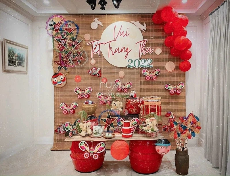 trang trí trung thu tiểu học