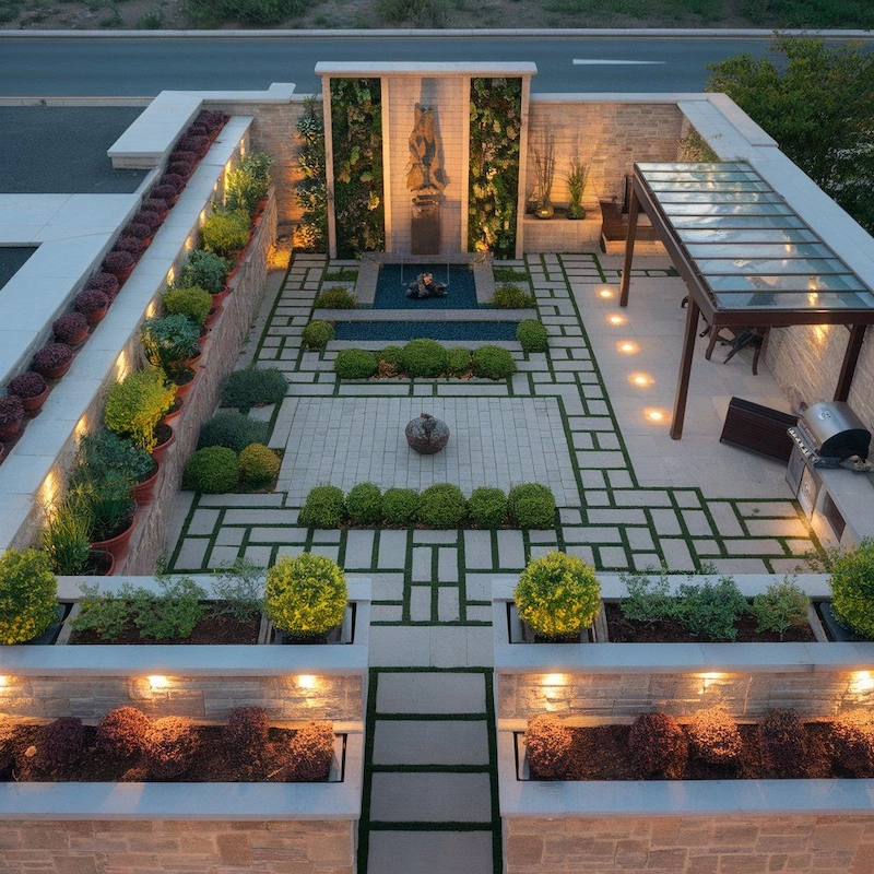 Thiết kế cảnh quan sân vườn 500m2