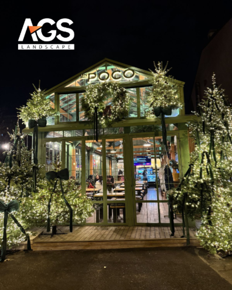 Kiến tạo không gian Giáng sinh hoàn hảo cho quán ăn của bạn AGS Landscape (Nguồn: Pinterest)