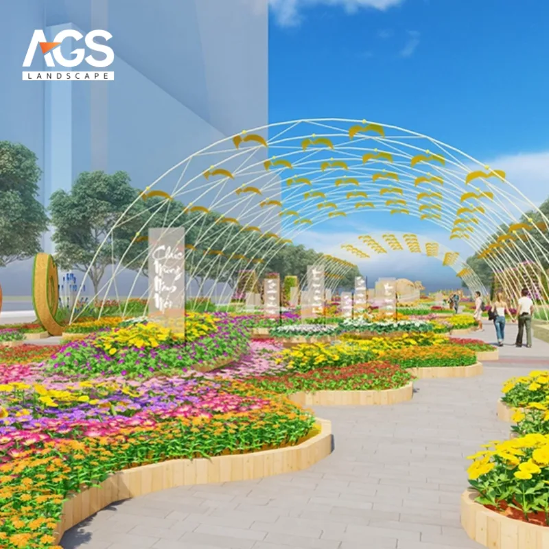 AGS Landscape – Đối tác kiến tạo những con đường hoa mơ ước