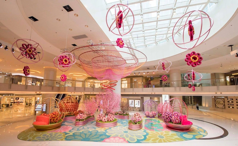 Thiết kế trang trí trung tâm thương mại theo mùa Thiết kế trang trí trung tâm thương mại theo mùa