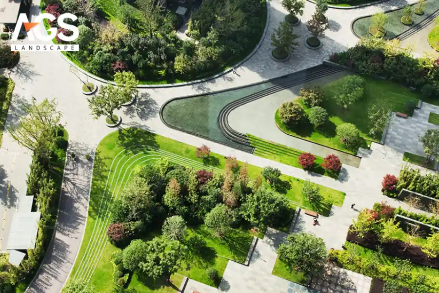 Thiết Kế Sân Vườn 2000m2 Tạo Khu Vườn Dinh Thự Đẳng Cấp & Tiện Nghi Cùng AGS Landscape