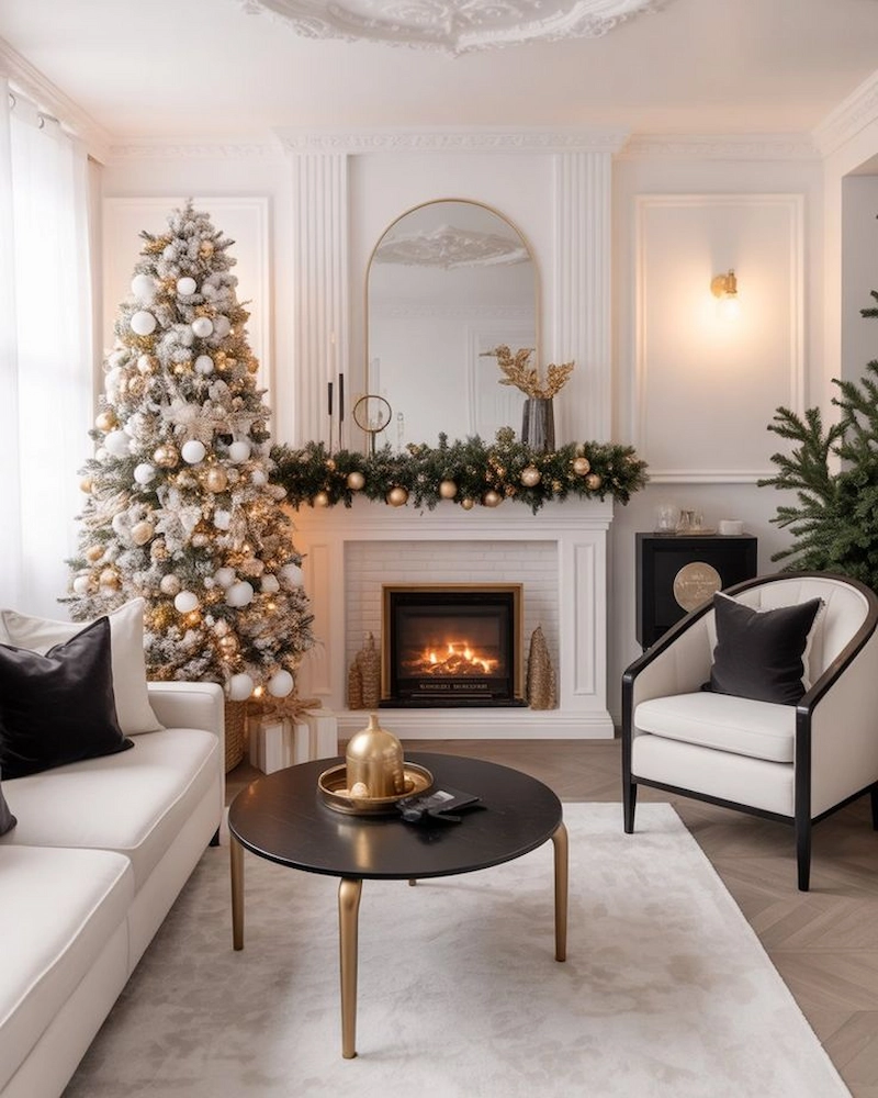 Chủ đề Giáng sinh hiện đại/tối giản (Nguồn: Pinterest)