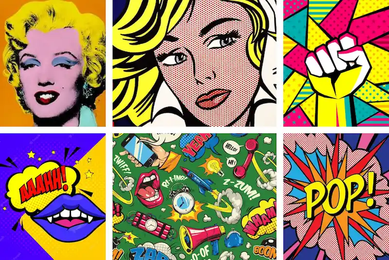 phong cách thiết kế pop art