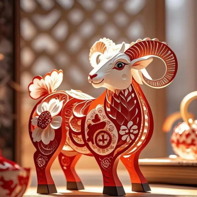 Giải pháp kỹ thuật cho mô hình linh vật năm Mùi bền bỉ với thời gian (Nguồn:Pinterest)