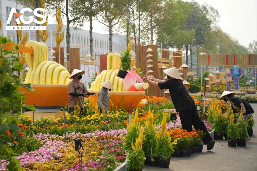 AGS Landscape - Đối tác tin cậy cho mọi dự án mô hình linh vật bằng hoa