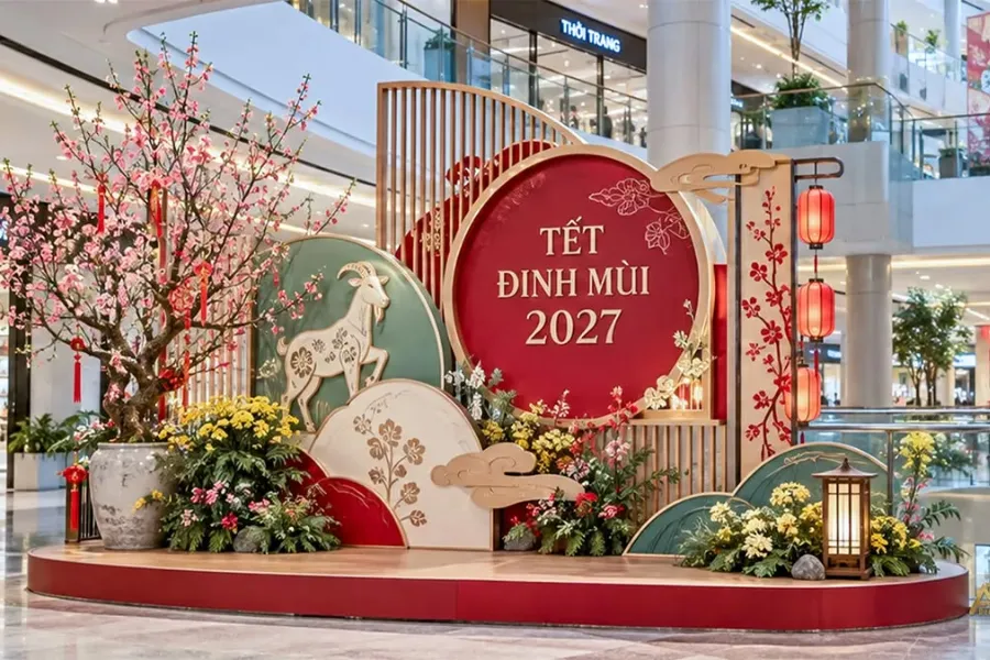 Các Mẫu Trang Trí Tết Đinh Mùi 2027 Sắc Xuân Đậm Chất Việt