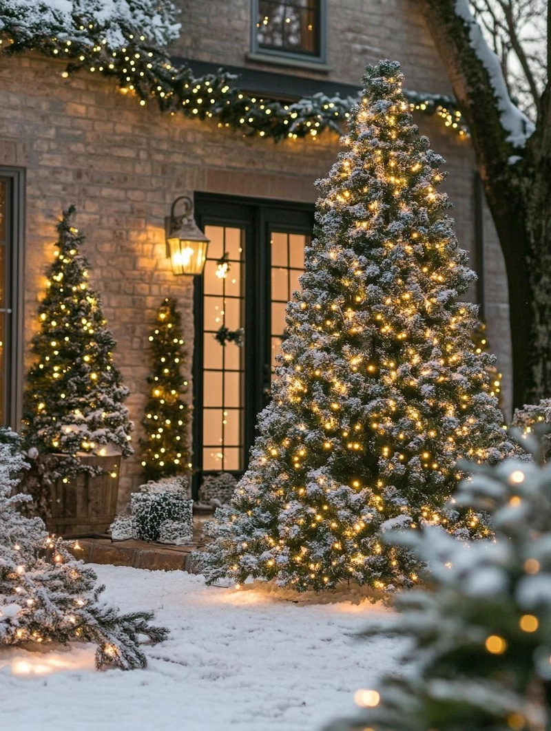 Cây thông Noel cổ điển sang trọng (Nguồn: Pinterest) 