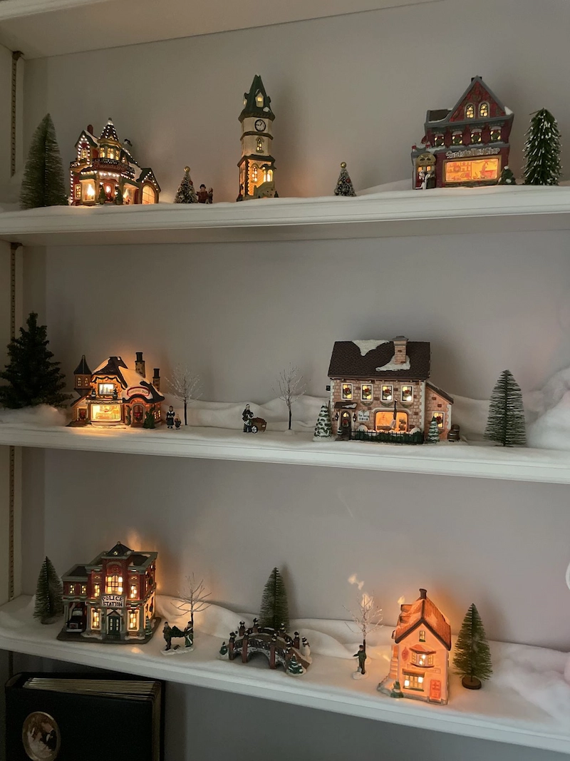 Nguyên tắc vàng để tạo nên tiểu cảnh Noel mini đẹp và tinh tế (Nguồn: Pinterest) 