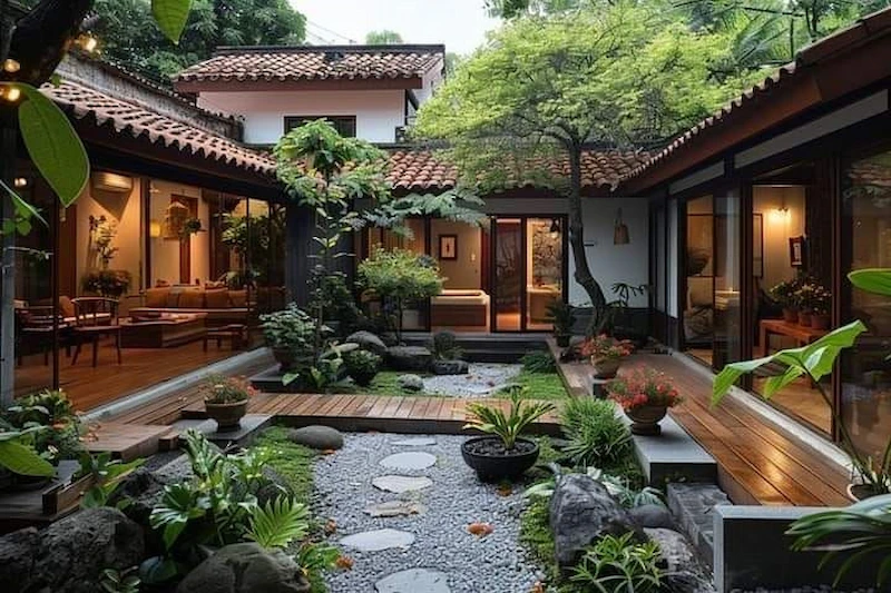 biệt thự nhà vườn cấp 4 nông thôn biệt thự nhà vườn cấp 4 nông thôn
