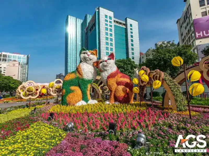 Lựa chọn thực vật và vật liệu trang trí  Lựa chọn thực vật và vật liệu trang trí