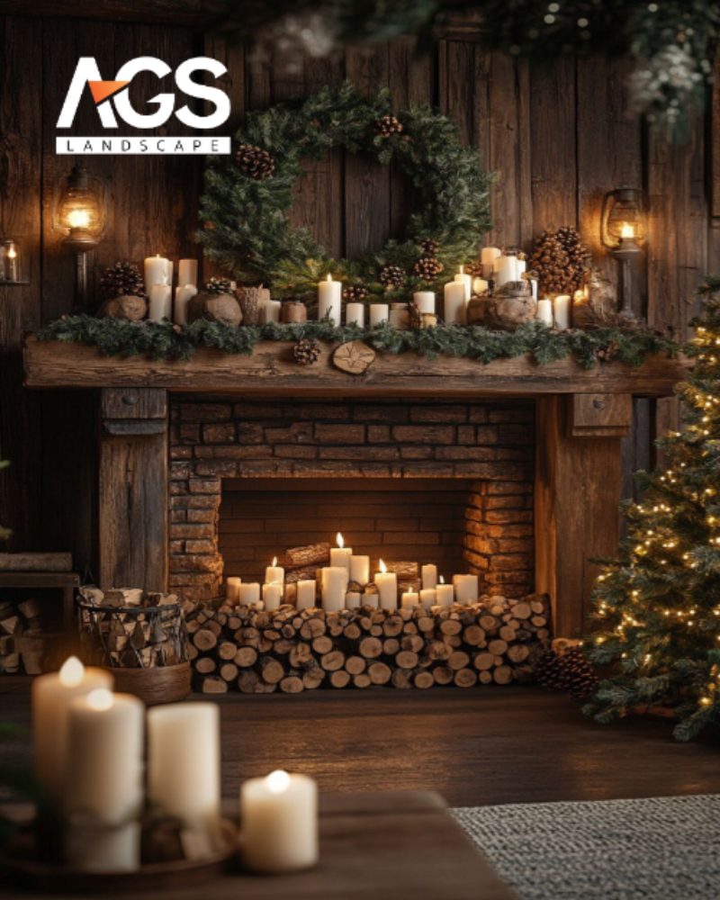 Các khu vực lounge có thể trang trí lò sưởi giả (Nguồn: Pinterest) 