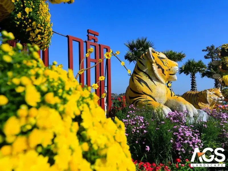 Cách tạo điểm nhấn cho đường hoa Cách tạo điểm nhấn cho đường hoa