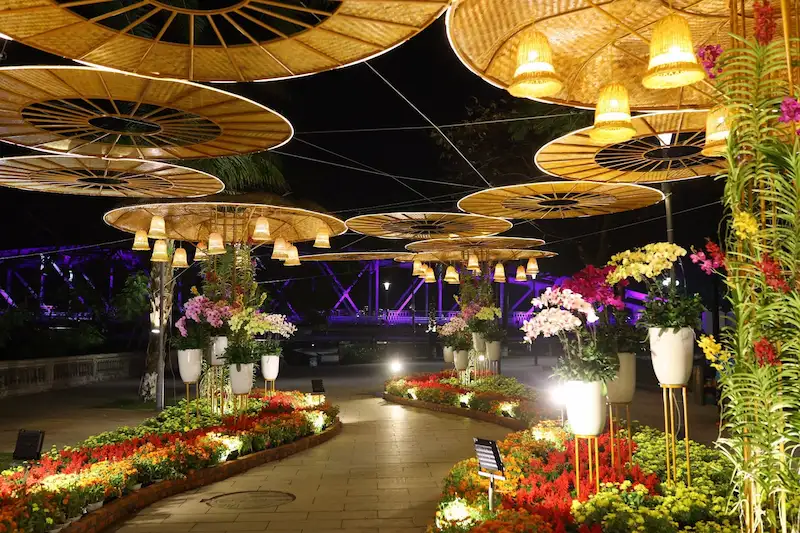 Thiết kế hệ thống chiếu sáng đường hoa